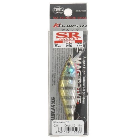 Воблер SKYFISH "Khamsin SR" 70 мм, 9.5 гр, 1.0-1.5 м, цвет: 03#