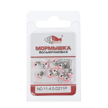 Мормышка вольф. SKYFISH "Капля с ушком", крашеная  №11-4.0-D211P