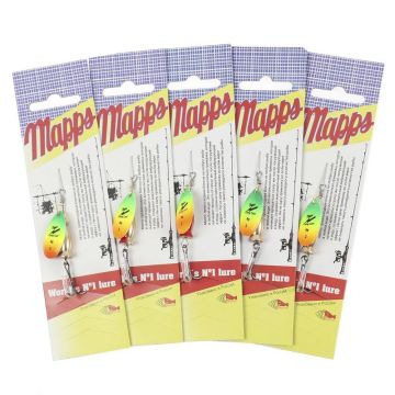 Блесна вращ."SKYFISH" AGLIA LONG CAST (fire tiger), №2,  8гр