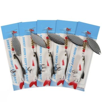 Блесна с силиконовой рыбкой TPY-8cm Weight:14.5g SIZE:8cm col:815