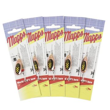 Блесна вращ."SKYFISH" COMET Black Fury (copper-fluo-chart), №3,  6.0гр