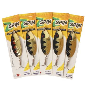 Блесна колеб. SKYFISH "Z-SPIN", Черноспинка, 65 мм, 16 гр, цвет: 5#