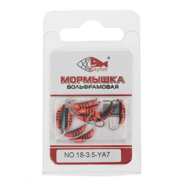 Мормышка вольф. SKYFISH "Банан", крашеная №18-3.5-YA7