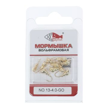 Мормышка вольф. SKYFISH "Муравей с ушком", золото №13-4.0-GO