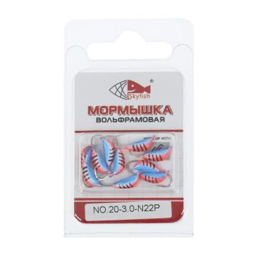 Мормышка вольф. SKYFISH "Рижский банан", крашеная  №20-3.0-N22P