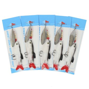 Блесна с силиконовой рыбкой TPY-8cm Weight:14.5g SIZE:8cm col:201