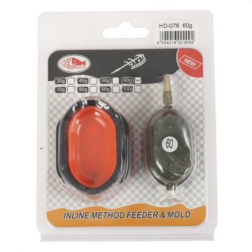 Кормушка SKYFISH "Inline Metod Feeder" с формой, 60гр