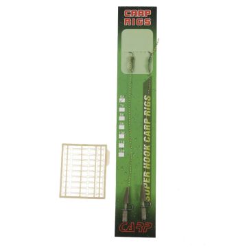 Карповый поводок с крючком Carp Rigs "Super Hook"