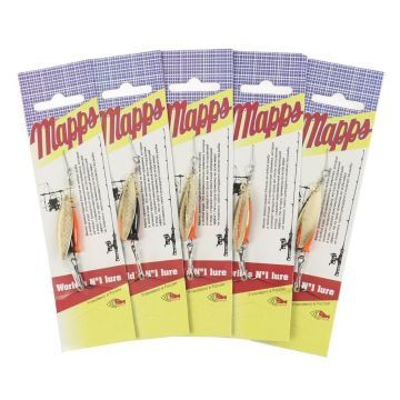 Блесна вращ."SKYFISH" AGLIA LONG HEAVY (gold), №1,  8гр