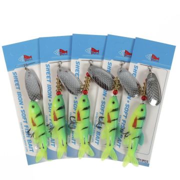 Блесна с силиконовой рыбкой TPY-8cm Weight:14.5g SIZE:8cm col:865