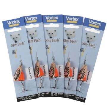 Блесна вращ."SKYFISH" Fluorescent-№3-1#