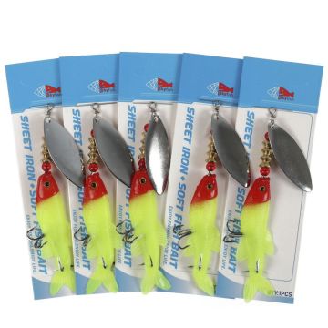 Блесна с силиконовой рыбкой TPY-8cm Weight:14.5g SIZE:8cm col:833