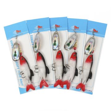 Блесна с силиконовой рыбкой TPY-8cm Weight:14.5g SIZE:8cm col:801