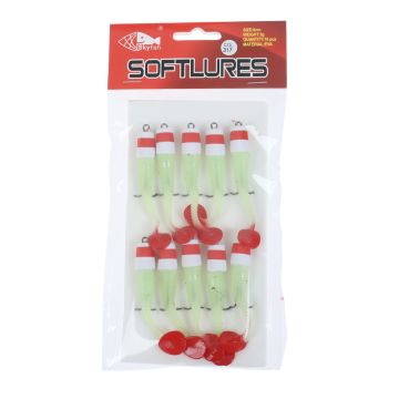 Джиговая приманка  SKYFISH "Soft Lures", 8см.WEIGHT:3g COL:317 (10шт/уп)