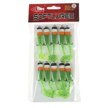 Джиговая приманка  SKYFISH "Soft Lures", 8см.WEIGHT:3g COL:516 (10шт/уп)