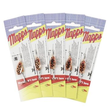 Блесна вращ."SKYFISH" Aglia Decoree (copper-black-dot), №2, 4.5гр