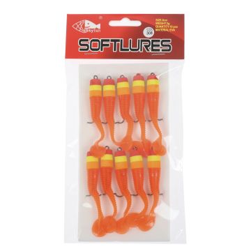 Джиговая приманка  SKYFISH "Soft Lures", 8см.WEIGHT:3g COL:308 (10шт/уп)