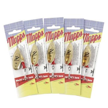 Блесна вращ."SKYFISH" AGLIA LONG CAST (gold), №5,  24гр