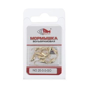 Мормышка вольф. SKYFISH "Рижский банан", золото №20-3.0-GO