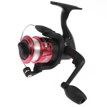 Катушка SkyFish "Mini" 200, 3 подш,с леской, цвет красный