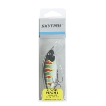 Воблер SKYFISH "PERCH 8" 80 мм, 12 гр, 0.5-2.0м, цвет: 02#