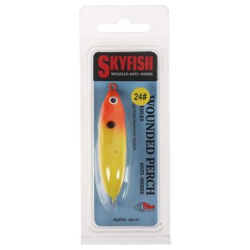 Блесна "SKYFISH" незацепляйка WOUNDED PERCH  LENGTH:6cm WEIGHT:9g color:24#