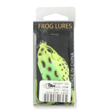 Лягушка незацепляйка  weight: 12g, size: 5.5см, col:009#
