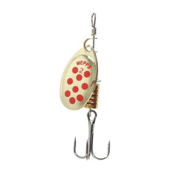 Блесна вращ."SKYFISH" Aglia Decoree (gold-red-dot), №2, 4.5гр