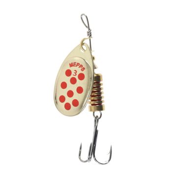 Блесна вращ."SKYFISH" Aglia Decoree (gold-red-dot), №3, 6.5гр
