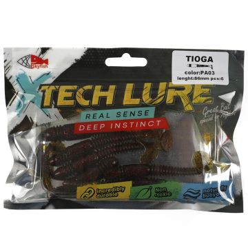 Виброхвост SkyFish "TIOGA",  86мм, цвет:PA03