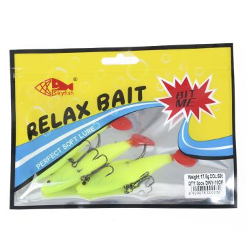 Рыбка оснащенная DWY 10 см, цвет: 605#, уп. 3 шт.