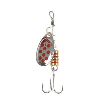 Блесна вращ."SKYFISH" Aglia Decoree (silver-red-dot), №1,  3.5гр