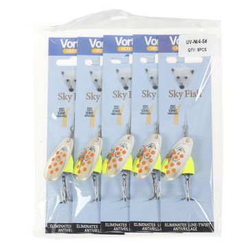 Блесна вращ."SKYFISH" UV-№4-5#
