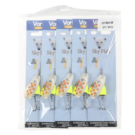 Блесна вращ."SKYFISH" UV-№4-5#
