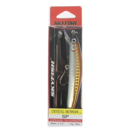 Воблер SKYFISH "CRYSTAL MINNOW SP" 90 мм, 7.5 гр, 0.7-1.0 м, цвет: 9#