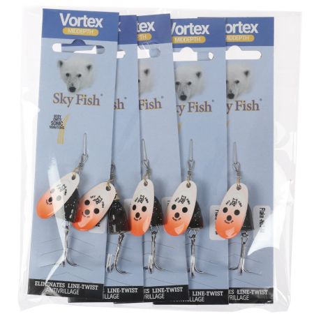 Блесна вращ."SKYFISH" Flake -№3-4#