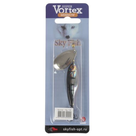 Блесна "SKYFISH" Vortex spinner 13гр 11#