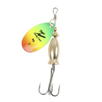 Блесна вращ."SKYFISH" AGLIA LONG CAST (fire tiger), №2,  8гр