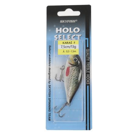 Воблер SKYFISH "KARAS 75F" 75 мм, 13 гр, 0.3-1.5 м, цвет: 01#