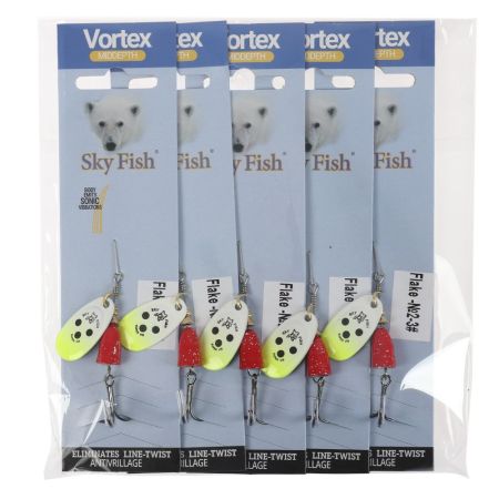 Блесна вращ."SKYFISH" Flake -№2-3#