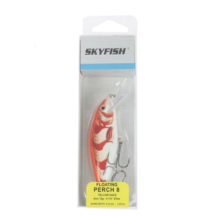 Воблер SKYFISH "PERCH 8" 80 мм, 12 гр, 0.5-2.0м, цвет: 05#