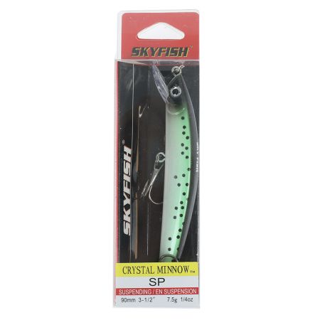 Воблер SKYFISH "CRYSTAL MINNOW SP" 90 мм, 7.5 гр, 0.7-1.0 м, цвет: 2#
