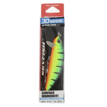Воблер SKYFISH "3D INAHORE" SURFACE MINNOW(F) 90 мм, 11 гр, цвет: 10#