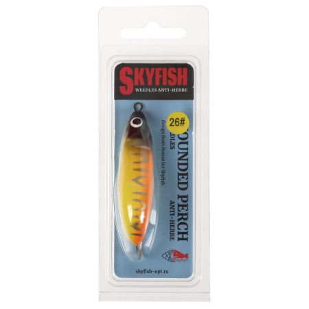 Блесна "SKYFISH" незацепляйка WOUNDED PERCH  LENGTH:6cm WEIGHT:9g color:26#