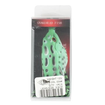 Лягушка незацепляйка  weight: 12g, size: 5.5см, col:004#