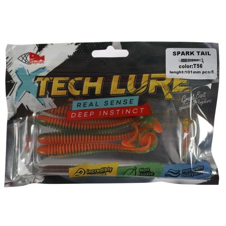 Виброхвост SkyFish "SPARK TAIL",  101мм, цвет:T56