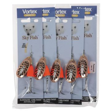 Блесна вращ."SKYFISH" Fluorescent-№4-1#