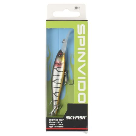 Воблер SKYFISH "SPINVIDO 70SP" 70 мм, 5,2 гр, 0-1,2 м, цвет: 7#