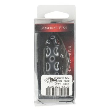 Лягушка незацепляйка  weight: 12g, size: 5.5см, col:001#