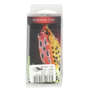 Лягушка незацепляйка  weight: 12g, size: 5.5см, col:006#